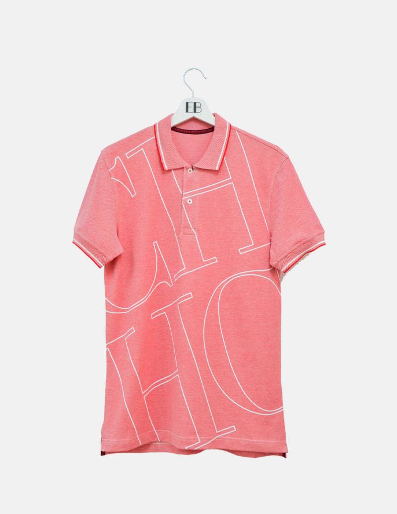 Louis Vuitton Red Cotton Pique Short Sleeve Polo T-Shirt M at