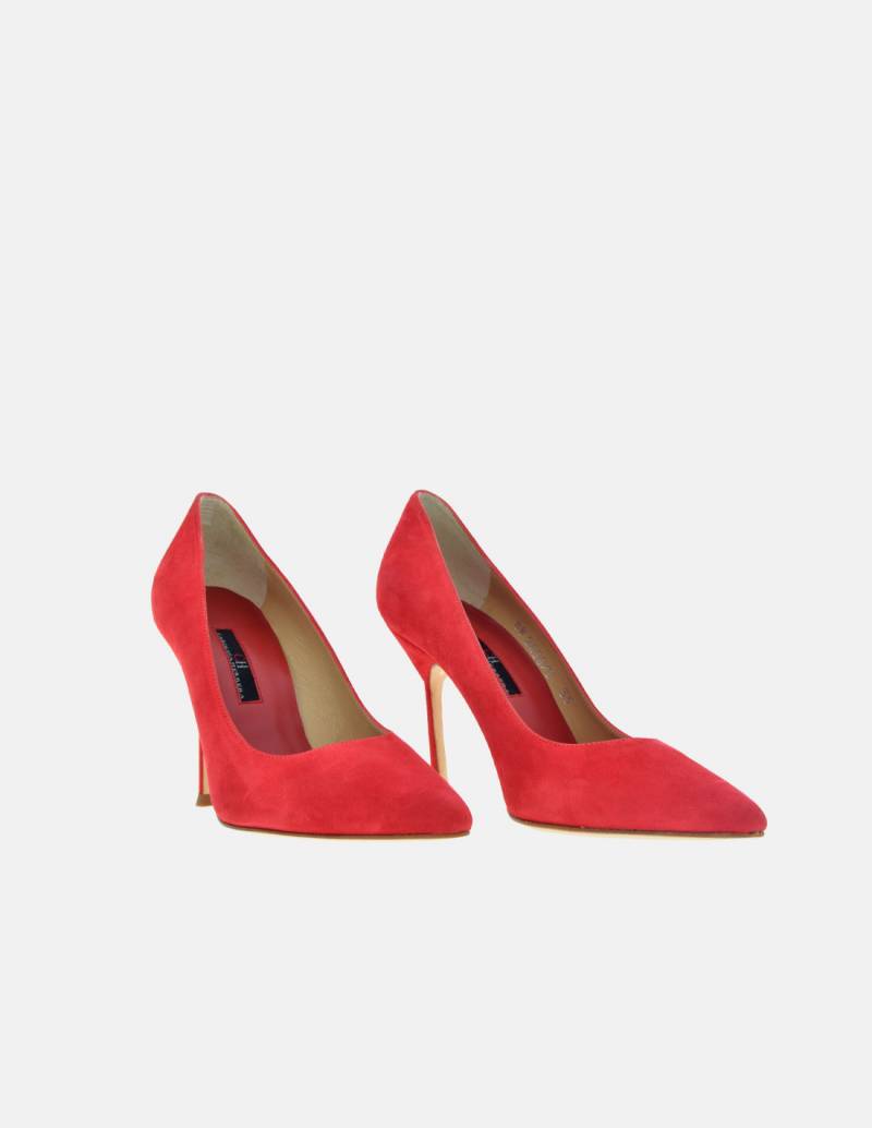 Zapatos Carolina Herrera Ante Rojo | EB