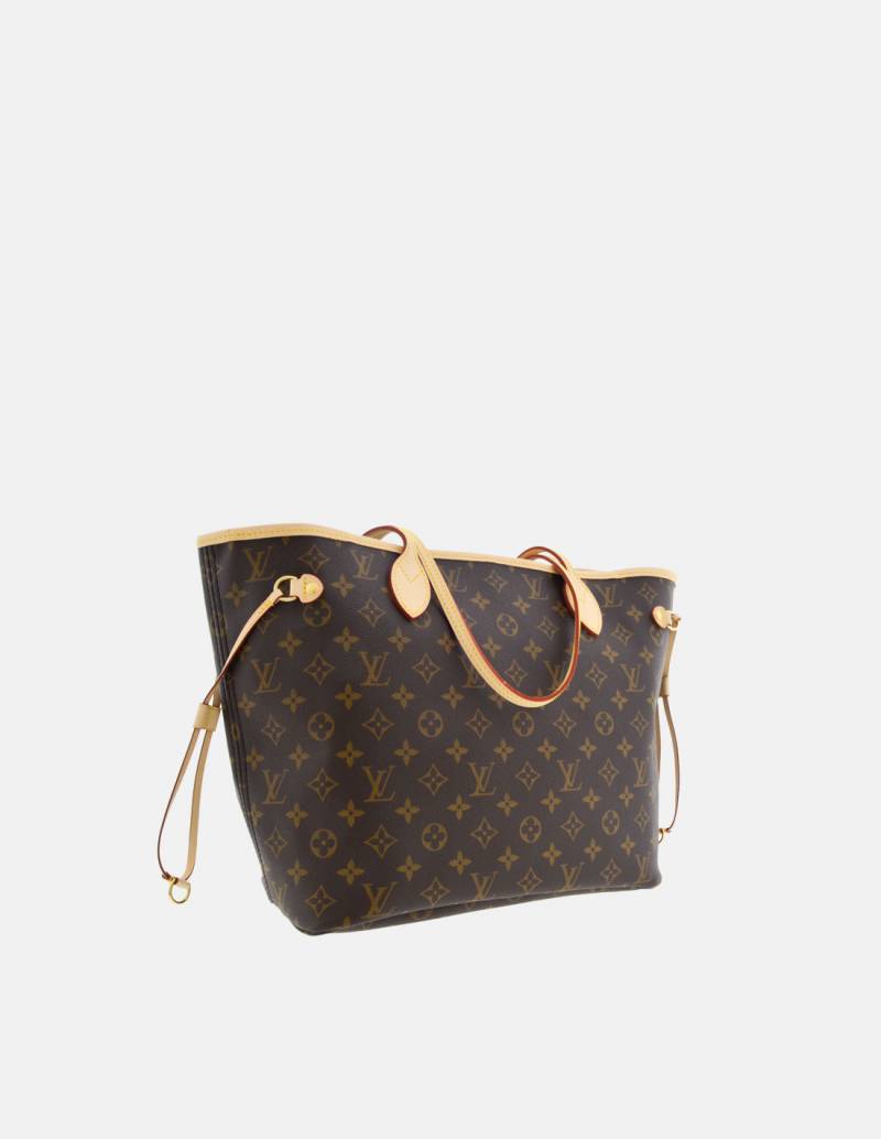 Neverfull MM handbag in Monogram canvas customized In Love with