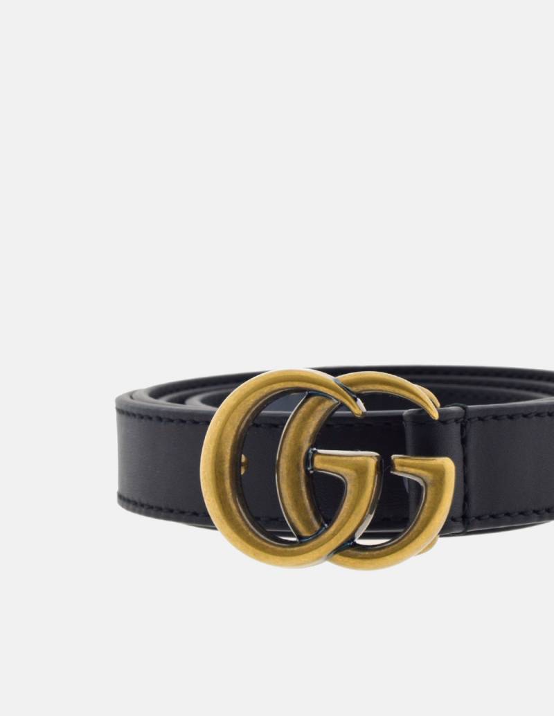 Email Encogerse de hombros Erradicar Cinturón Gucci Marmont Negro Doble G 2 Cm | EB