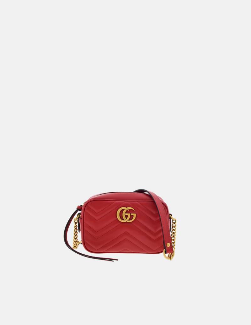 Gucci GG Marmont Matelassé Mini Bag Red
