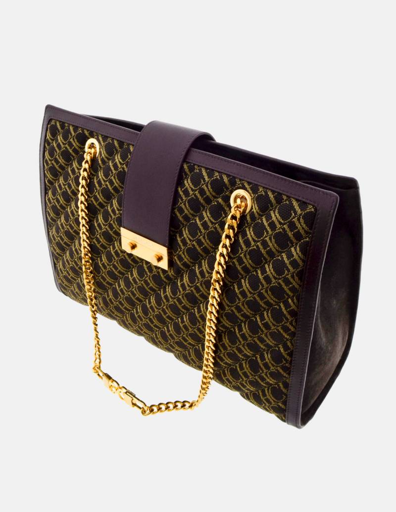 Carolina Herrera Gold Shoulder Bags