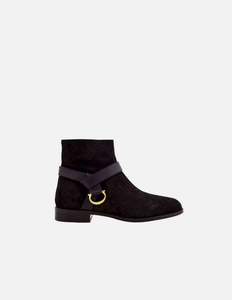 Louis Vuitton Woman Ankle boots Black, Camel Color EU 38 at