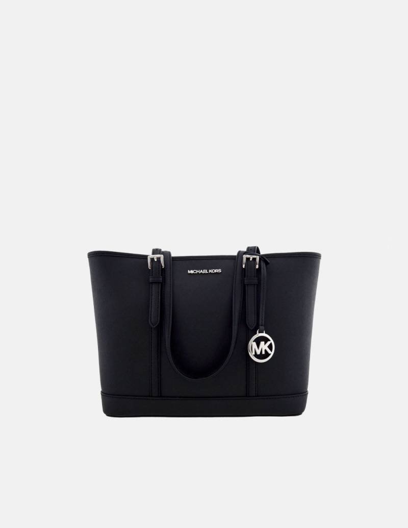 Michael Kors Bags | Michael Kors Jet Set Travel Large Chain Tote Shoulder Bag Black | Color: Black | Size: Os | Honesto9's Closet