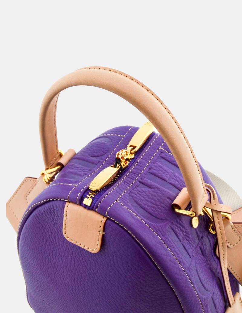 Carolina Herrera Andy 2 Locked Bag Violet