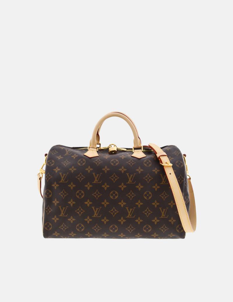 Louis Vuitton Speedy 35 Bag with shoulder strap